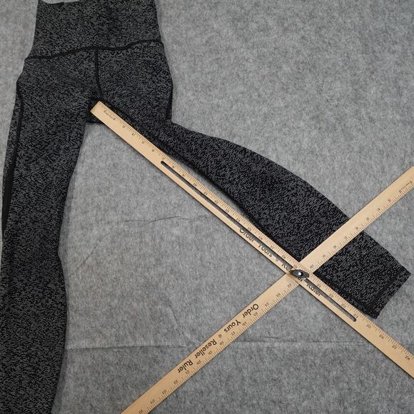 Lululemon Leggings Womens 2 Train Times 7/8 25" Mesh Run Yoga Gym Soundwave - Picture 4 of 8